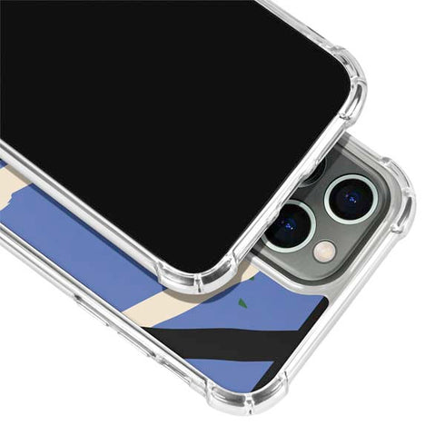 Abstract Lines iPhone 14 Pro Clear Case